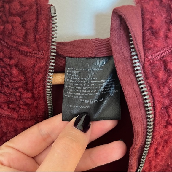 Lululemon Scuba Oversized Sherpa 1/2 Zip Savannah Size Medium/Large Pullover - Picture 7 of 8